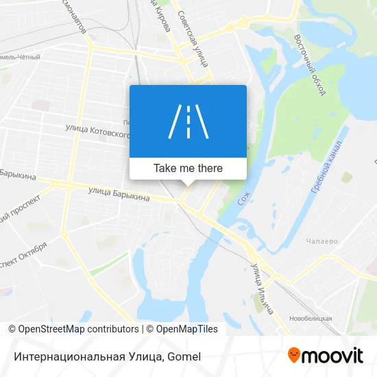 Интернациональная Улица map