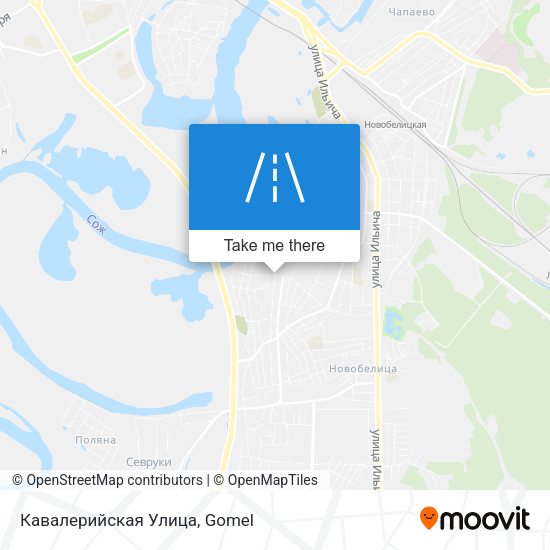Кавалерийская Улица map