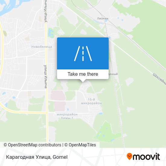 Карагодная Улица map