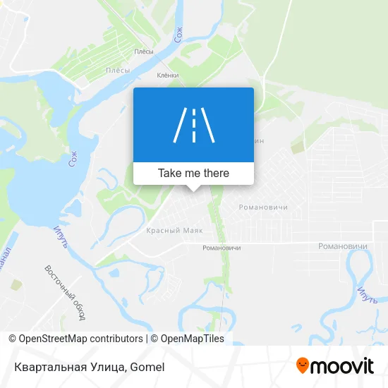 Квартальная Улица map