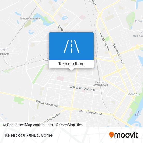 Киевская Улица map