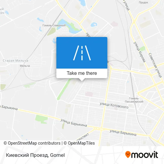 Киевский Проезд map