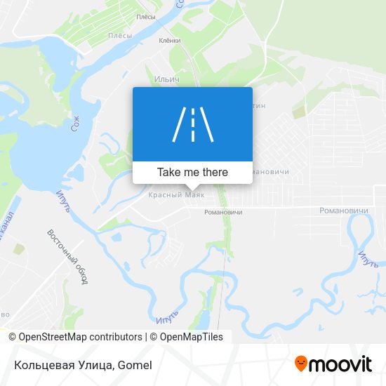 Кольцевая Улица map