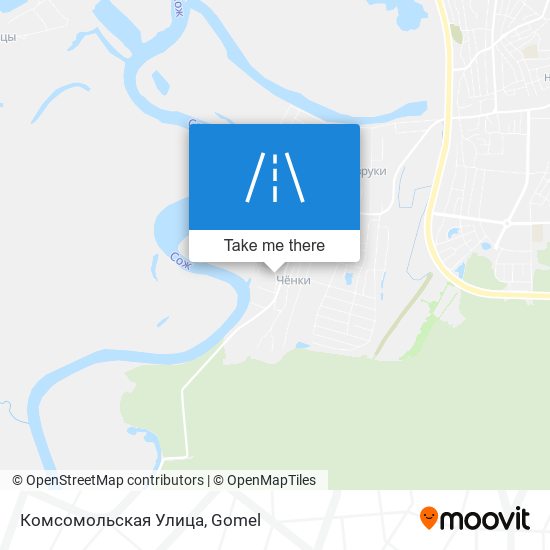 Комсомольская Улица map