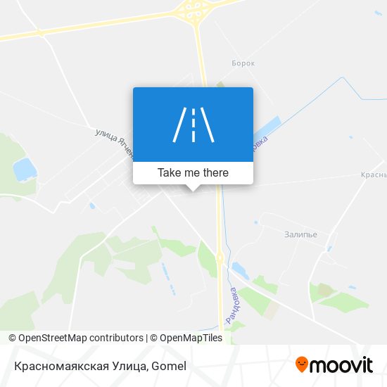 Красномаякская Улица map