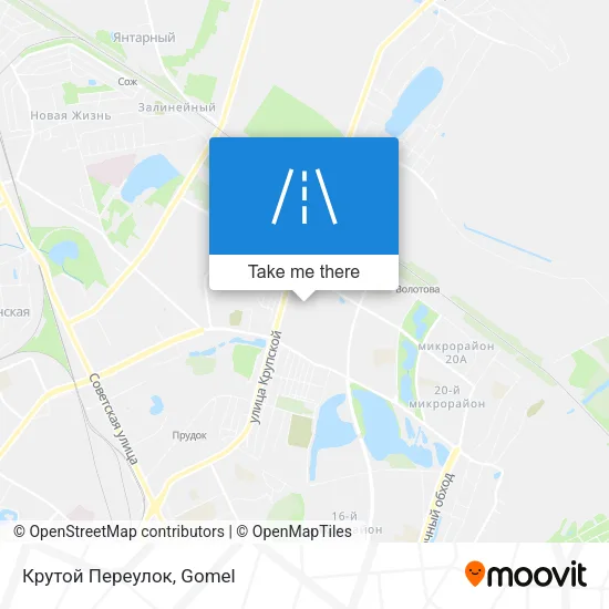 Крутой Переулок map