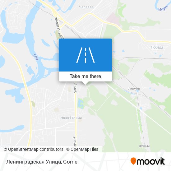 Ленинградская Улица map