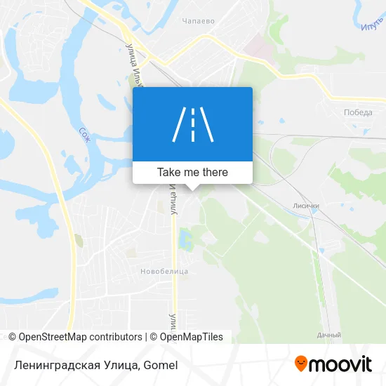 Ленинградская Улица map