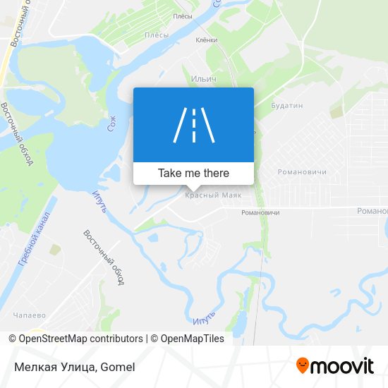 Мелкая Улица map
