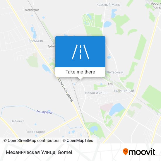 Механическая Улица map