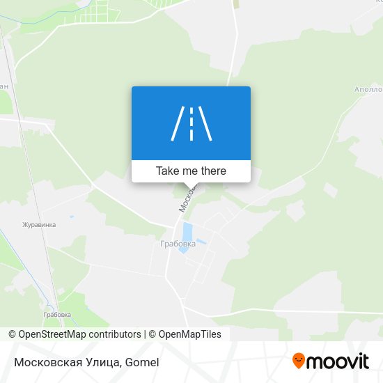 Московская Улица map