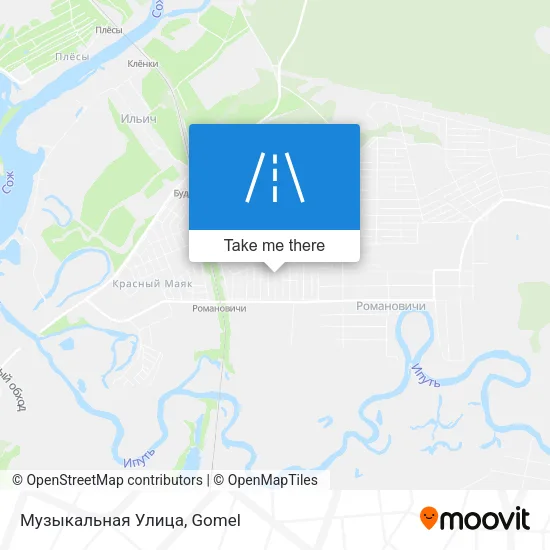 Музыкальная Улица map