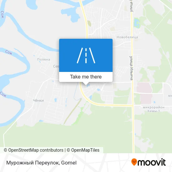 Мурожный Переулок map