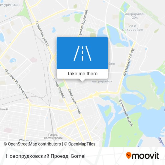 Новопрудковский Проезд map