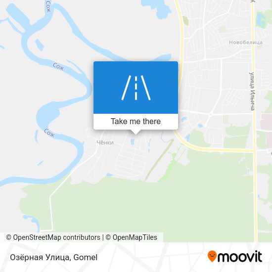 Озёрная Улица map