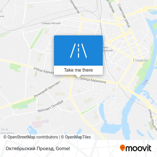 Октябрьский Проезд map