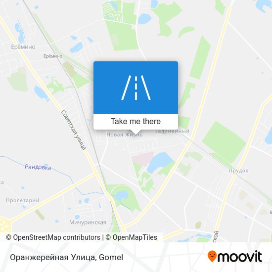 Оранжерейная Улица map
