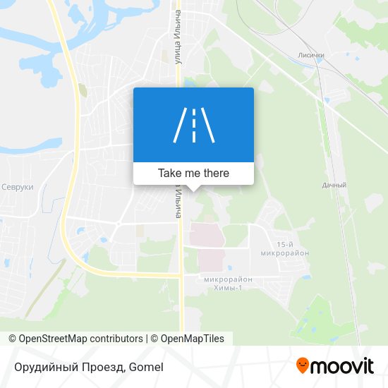 Орудийный Проезд map