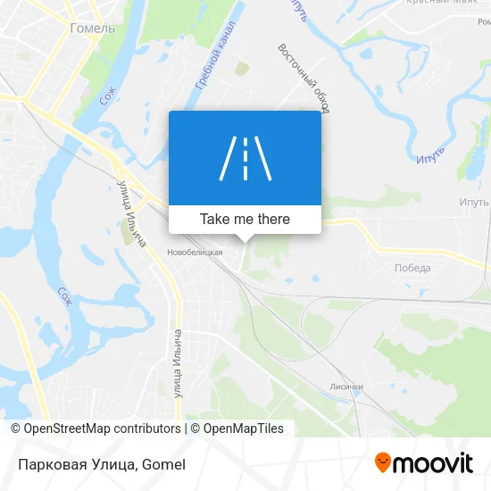 Парковая Улица map