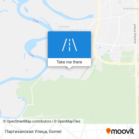 Партизанская Улица map