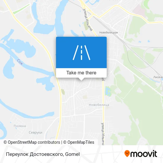 Переулок Достоевского map
