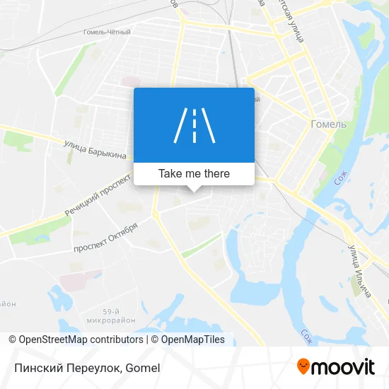 Пинский Переулок map