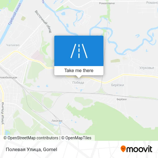 Полевая Улица map