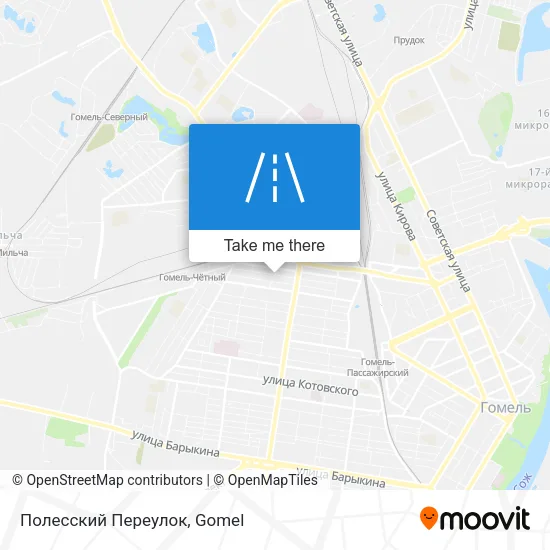 Полесский Переулок map