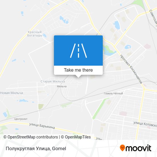 Полукруглая Улица map