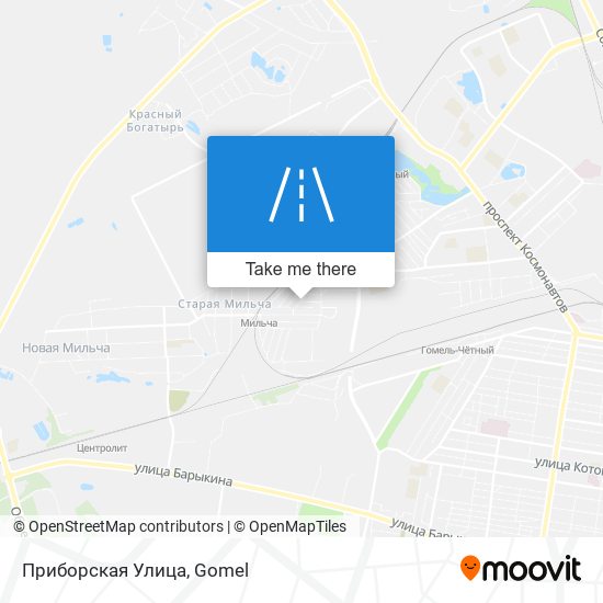 Приборская Улица map