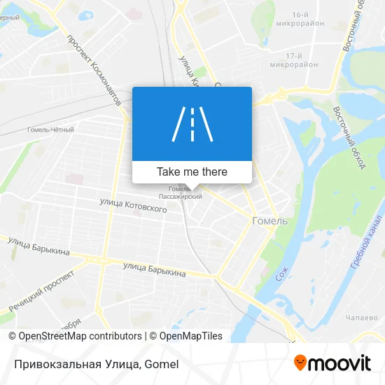 Привокзальная Улица map