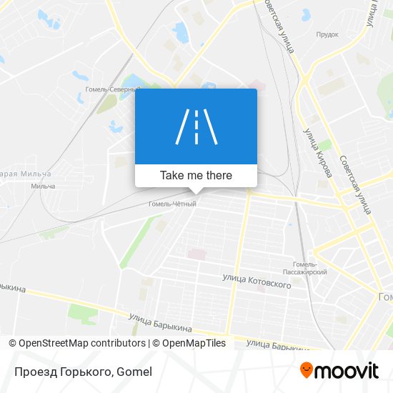 Проезд Горького map