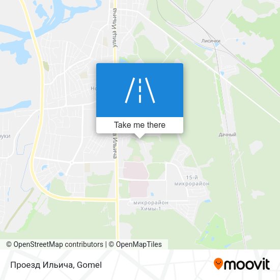 Проезд Ильича map