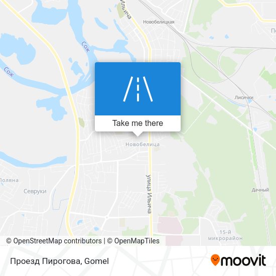 Проезд Пирогова map