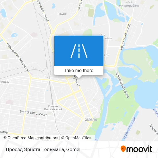 Проезд Эрнста Тельмана map