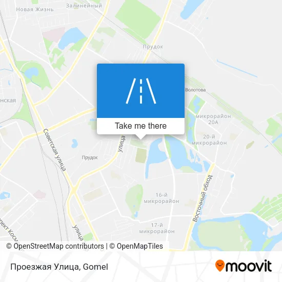 Проезжая Улица map