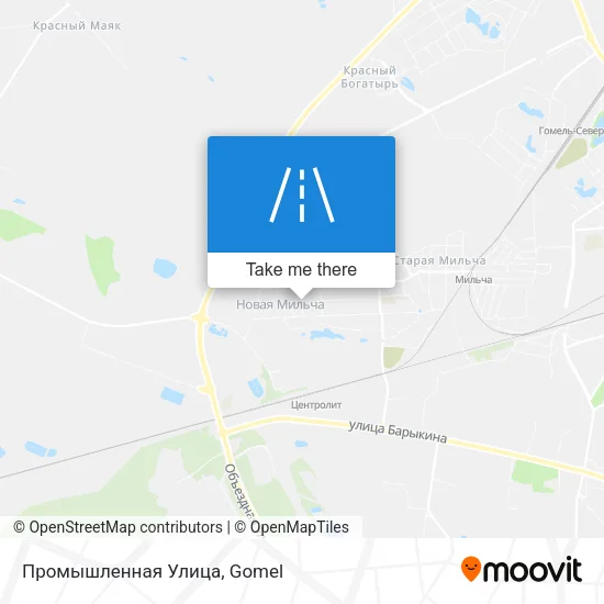 Промышленная Улица map