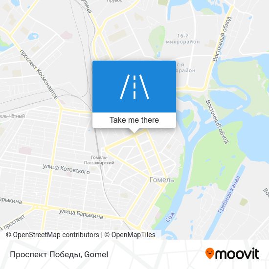 Проспект Победы map