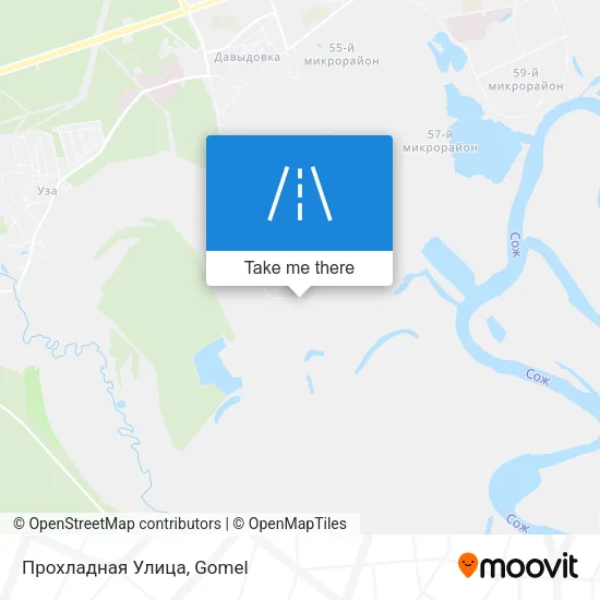 Прохладная Улица map
