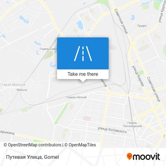 Путевая Улица map