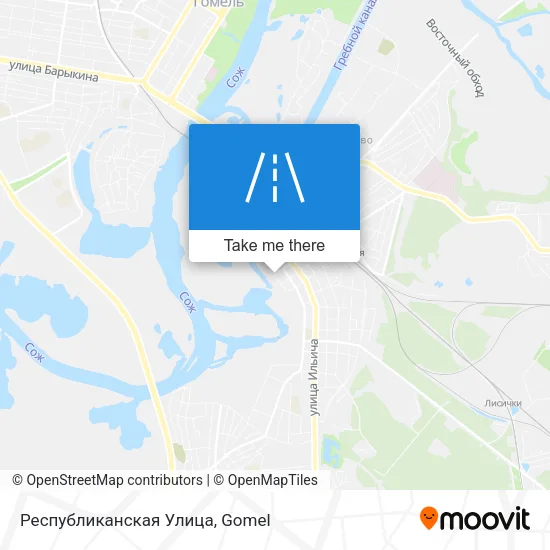 Республиканская Улица map