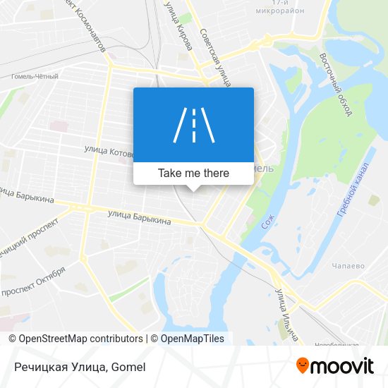 Речицкая Улица map
