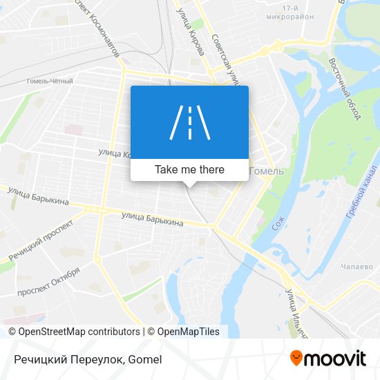 Речицкий Переулок map