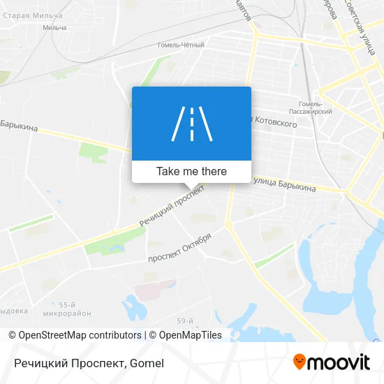 Речицкий Проспект map