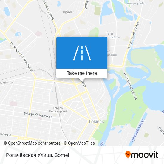 Рогачёвская Улица map