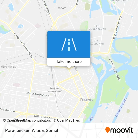 Рогачёвская Улица map