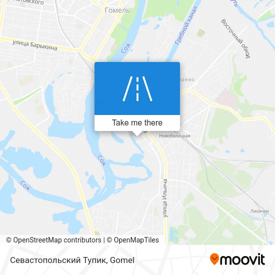 Севастопольский Тупик map