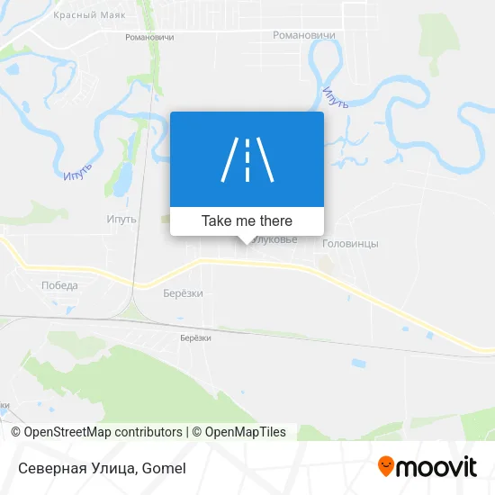 Северная Улица map
