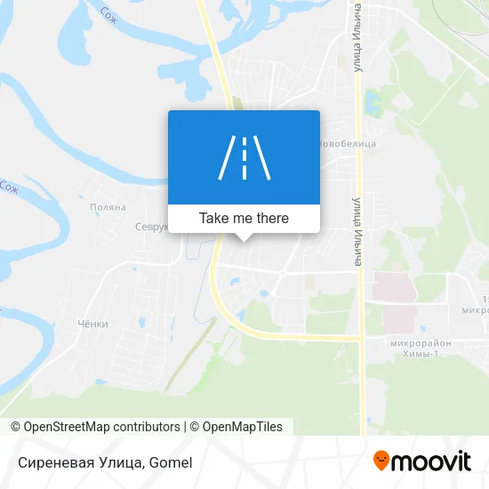 Сиреневая Улица map