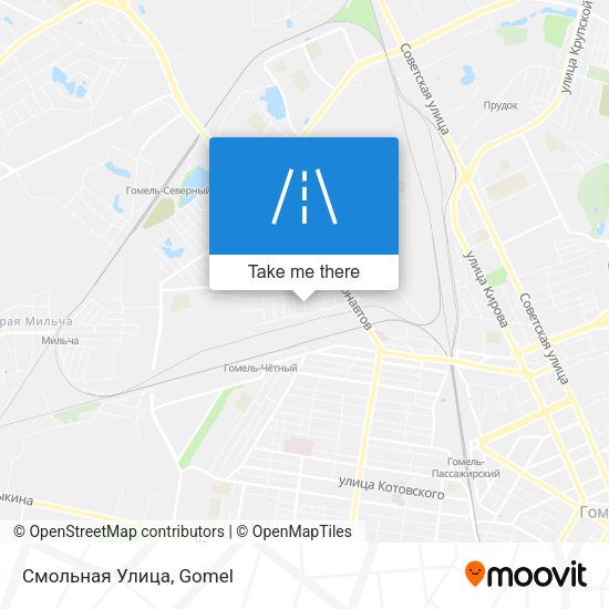 Смольная Улица map